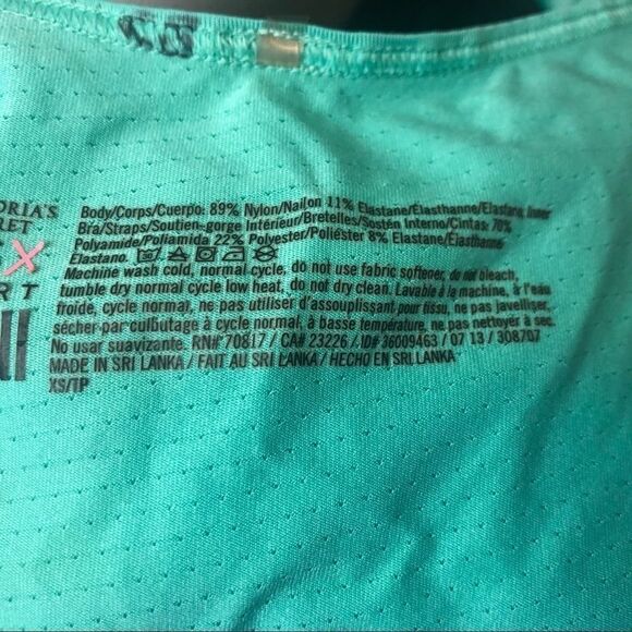 Victoria’s Secret Green tank top  built in bra Size XS - Picture 8 of 8